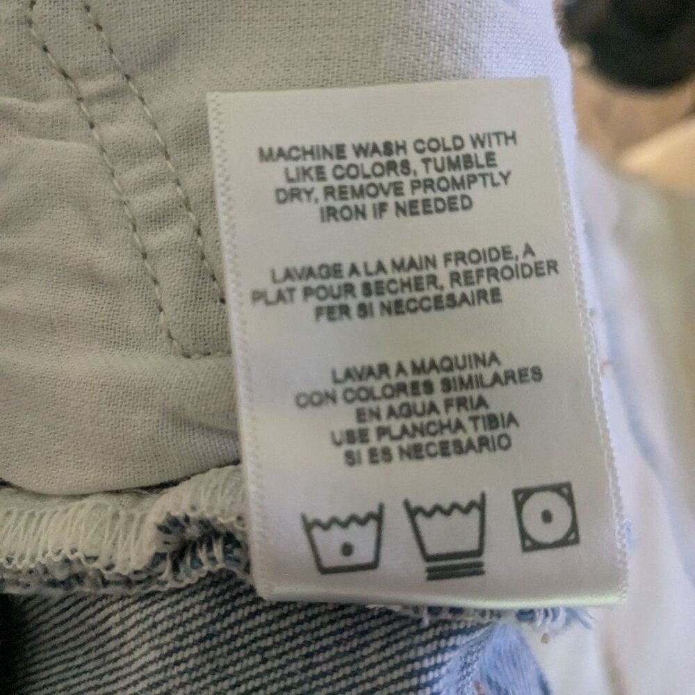 ๐ MSRP $265 RE/DONE Comfort Stretch 90's High Rise Ankle Crop Jean Size 27 - Picture 11 of 12